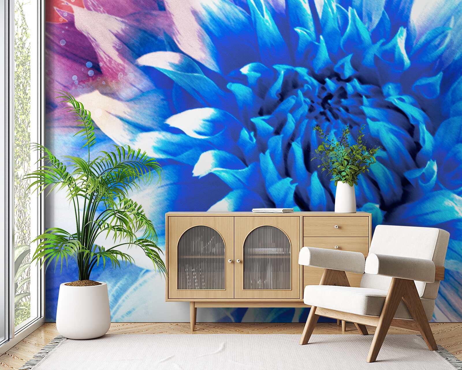 Фотошпалери блакитна, як блакитна айстра