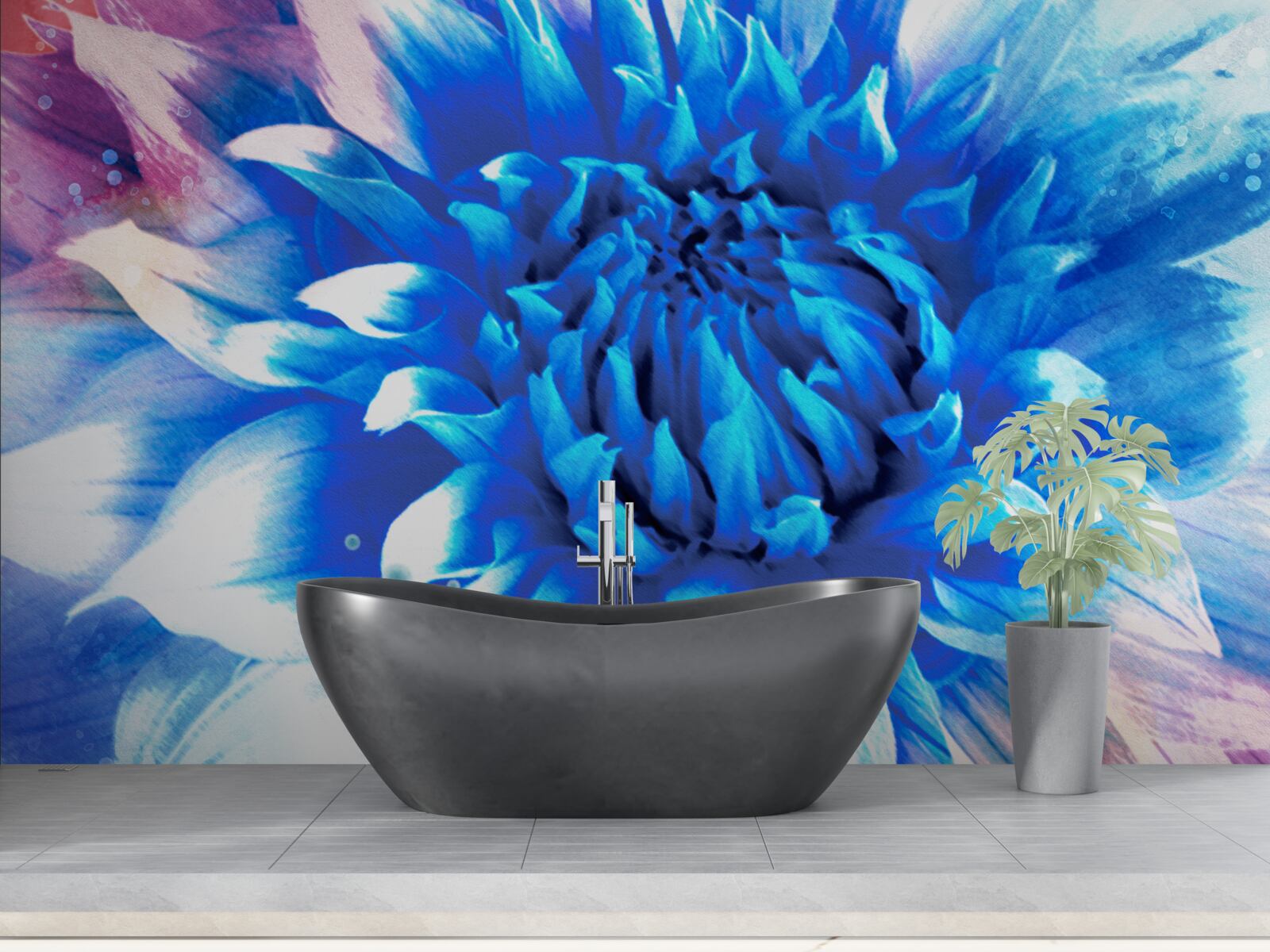 Фотошпалери блакитна, як блакитна айстра