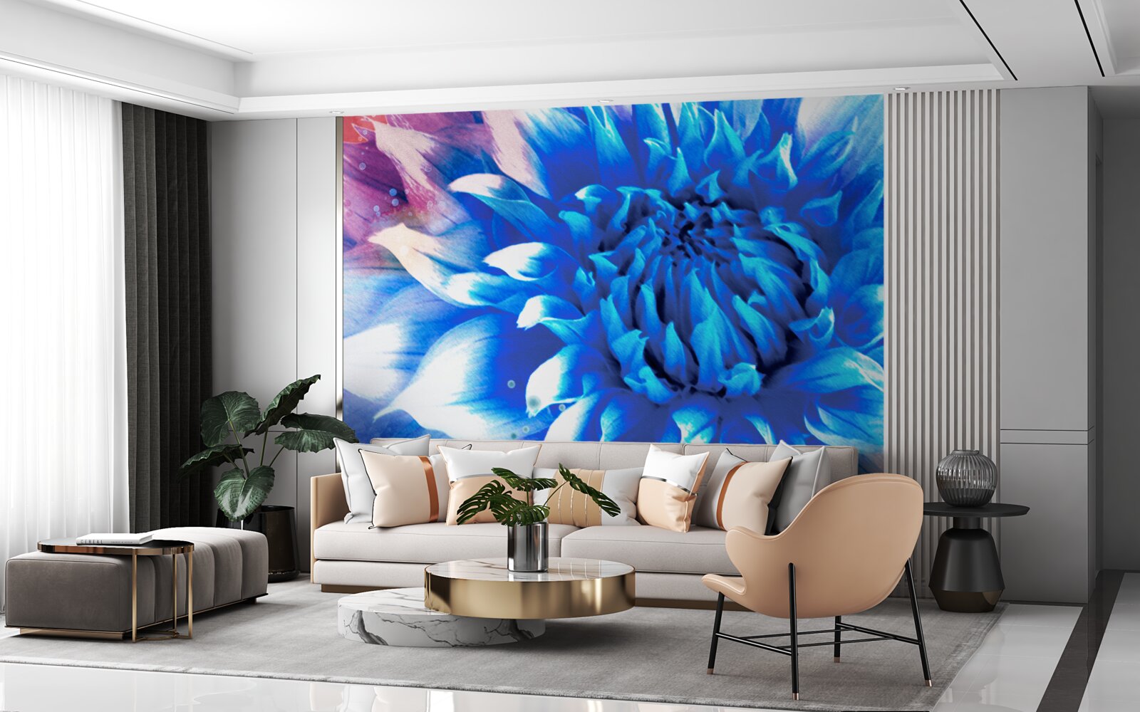 Фотошпалери блакитна, як блакитна айстра