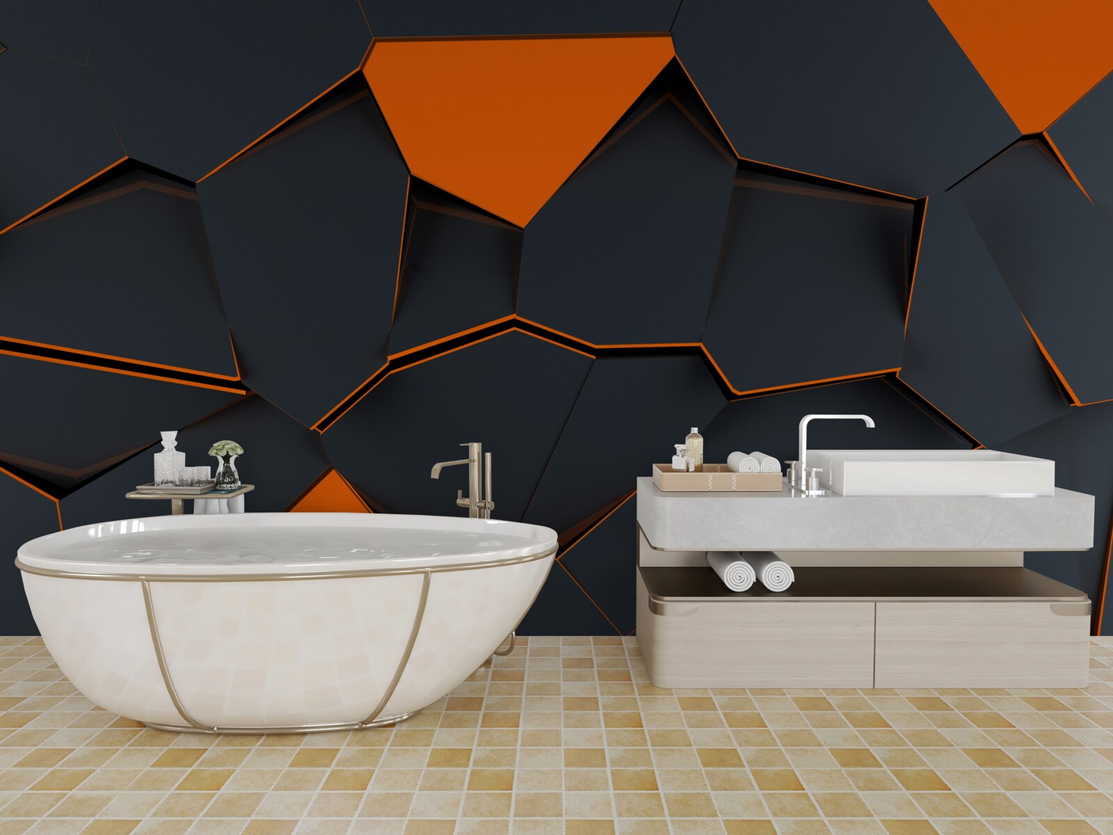 Фотошпалери абстрактний фон, створений дизайнером