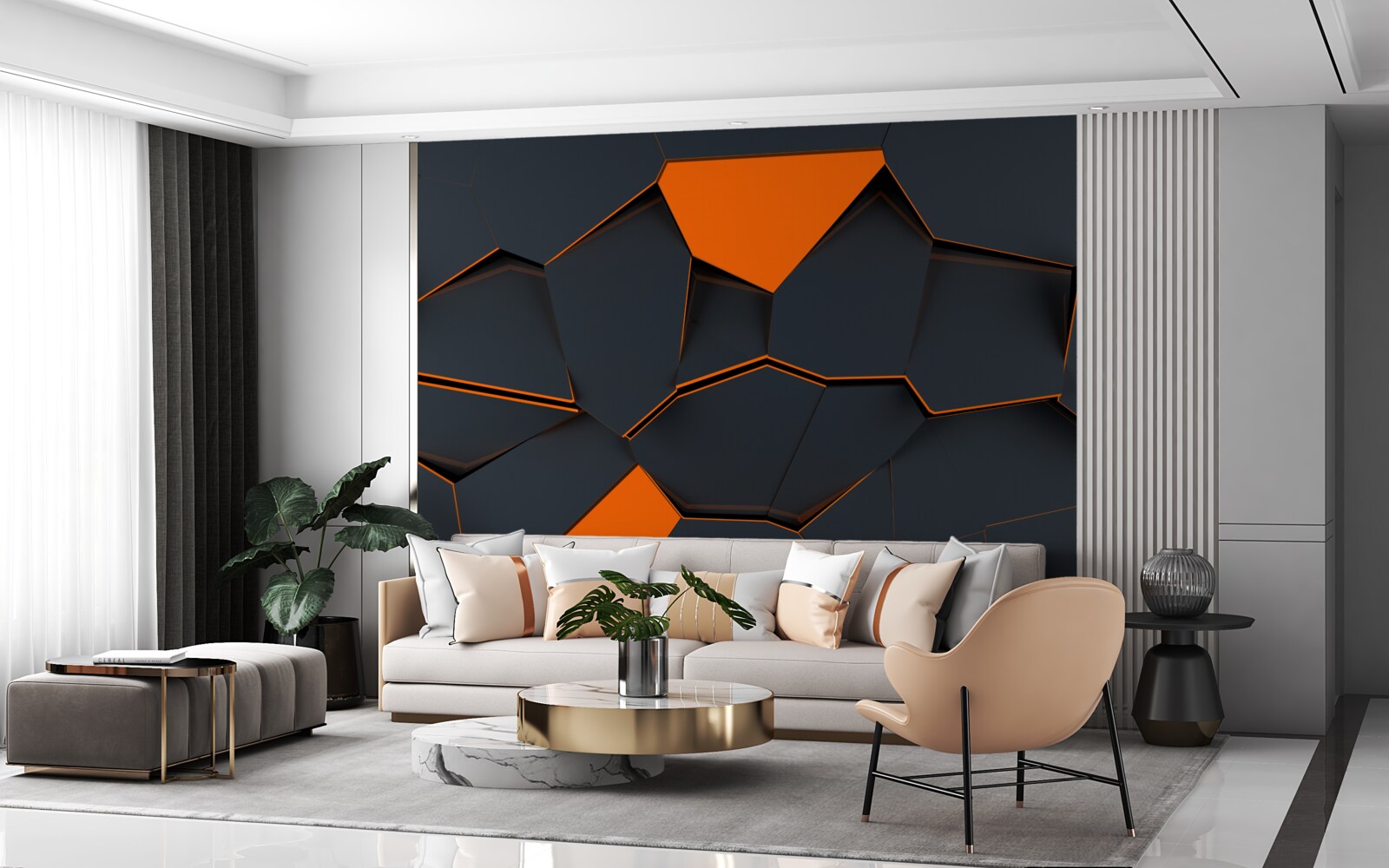 Фотошпалери абстрактний фон, створений дизайнером