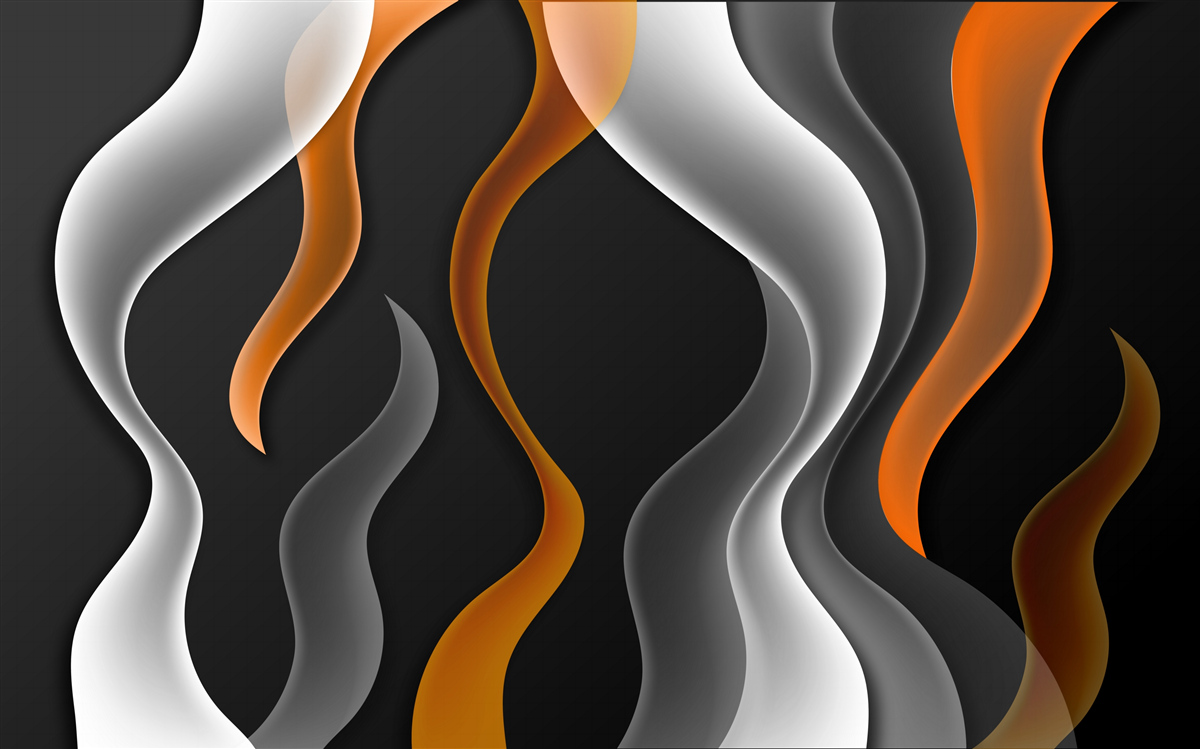 Фотошпалери хвилі сірих і коричневих тонів