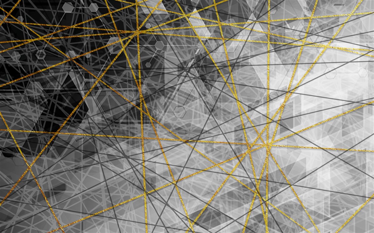 Фотошпалери золота нитка та каміння