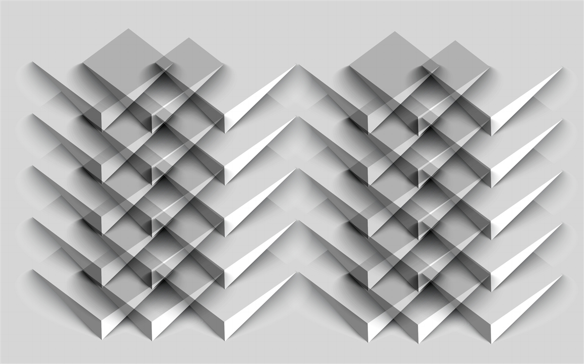 Фотошпалери Стек 3d трикутників