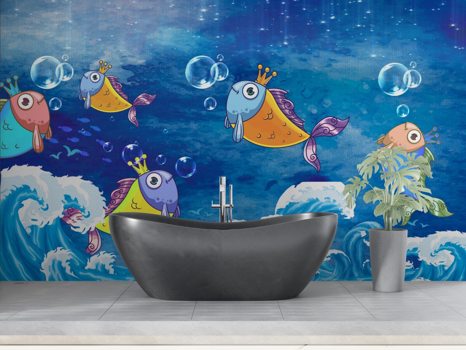 Фотошпалери анімовані риби з королівськими діадемами