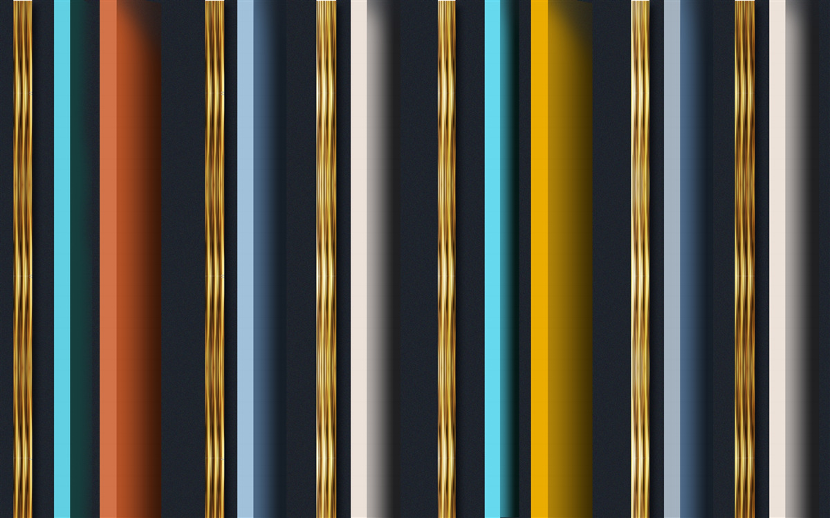 Фотошпалери вертикальні лінії різних кольорів