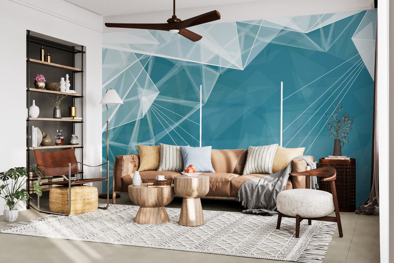 Фотошпалери вершини засніжених гір