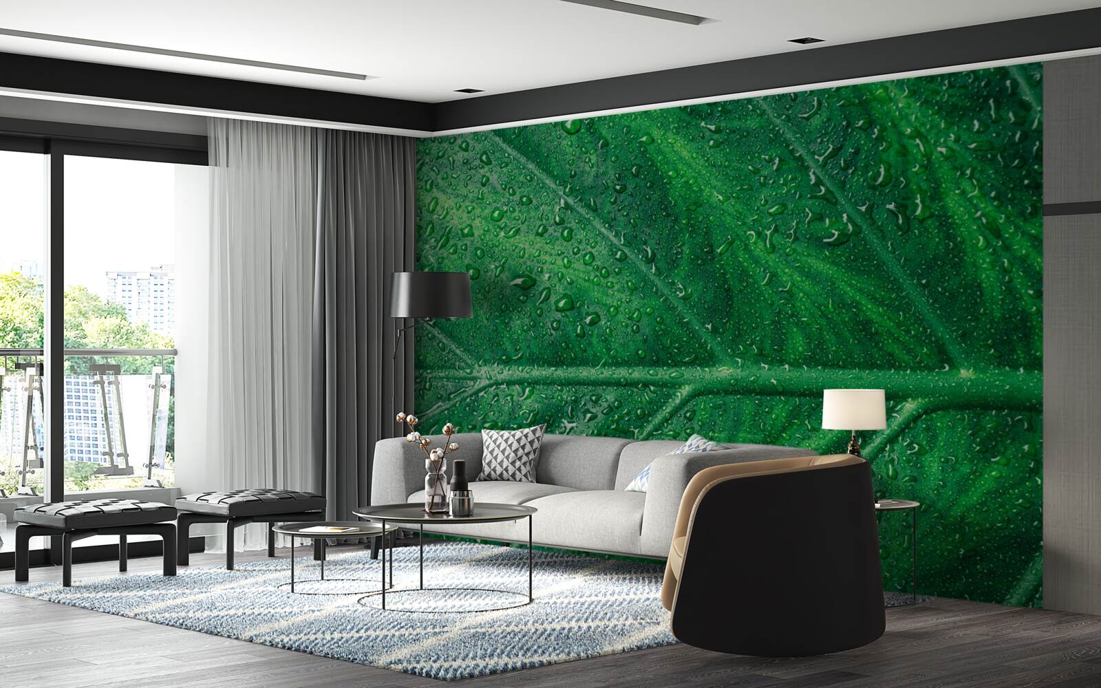 Фотошпалери захоплююча структура аркуша