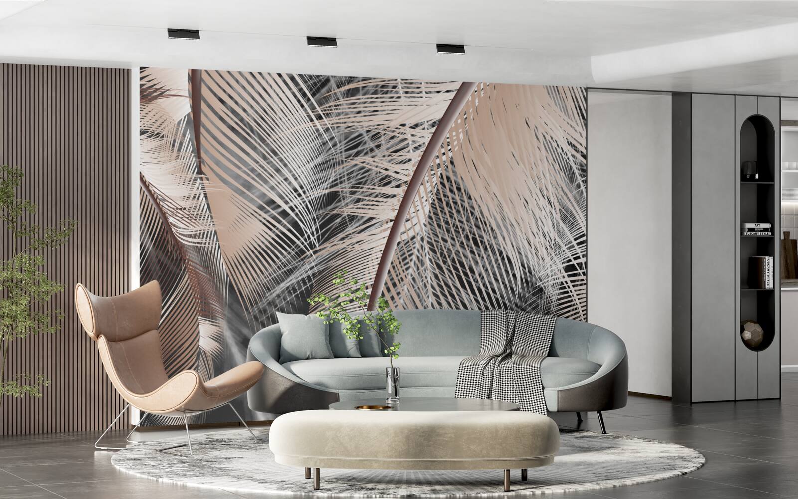 Фотошпалери детальне зображення пір'я