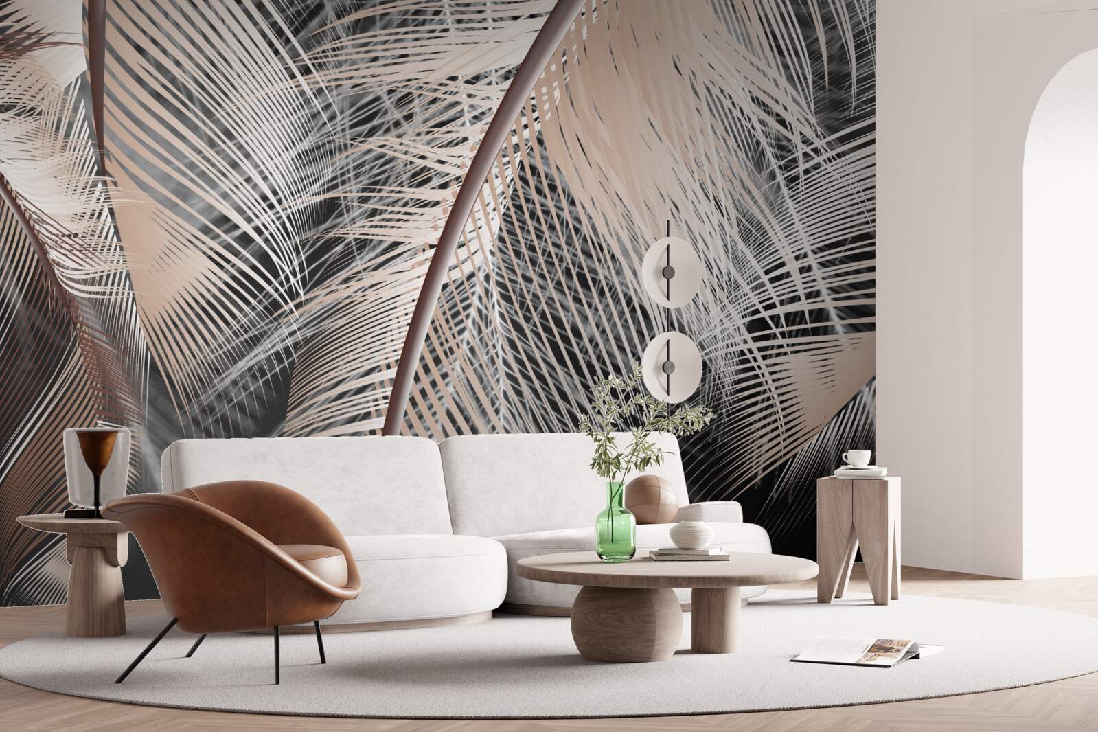 Фотошпалери детальне зображення пір'я