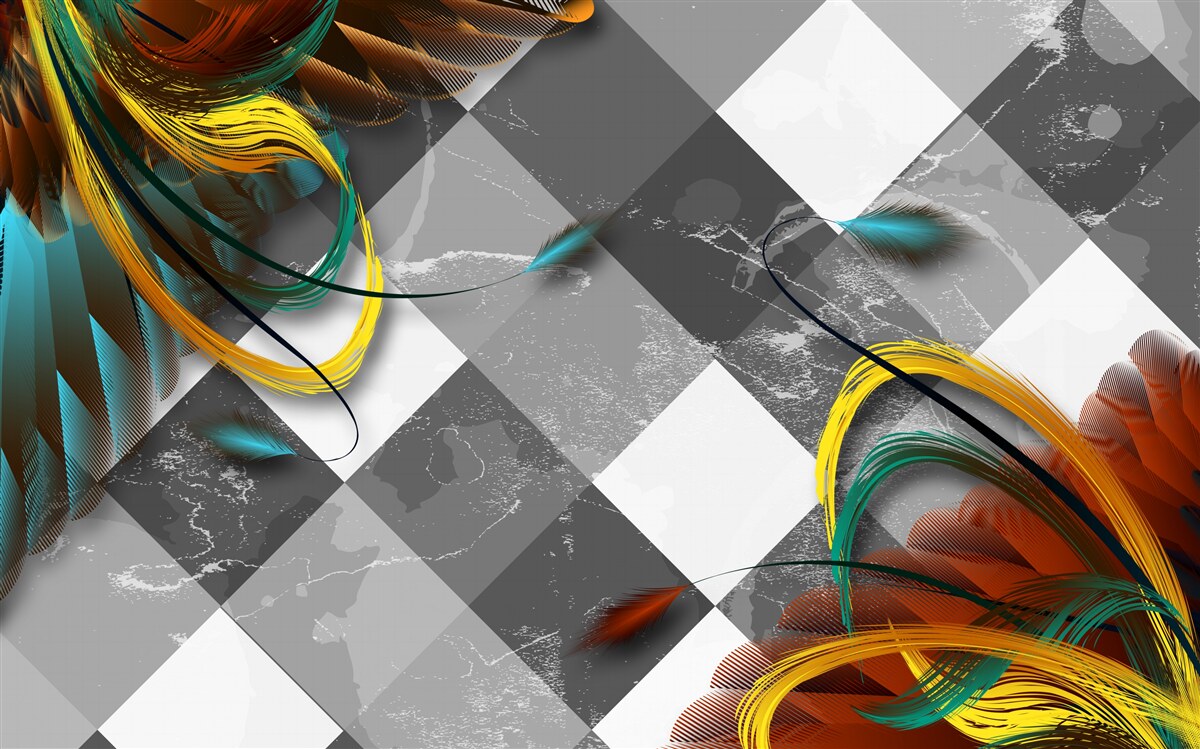 Фотошпалери як райські птахи