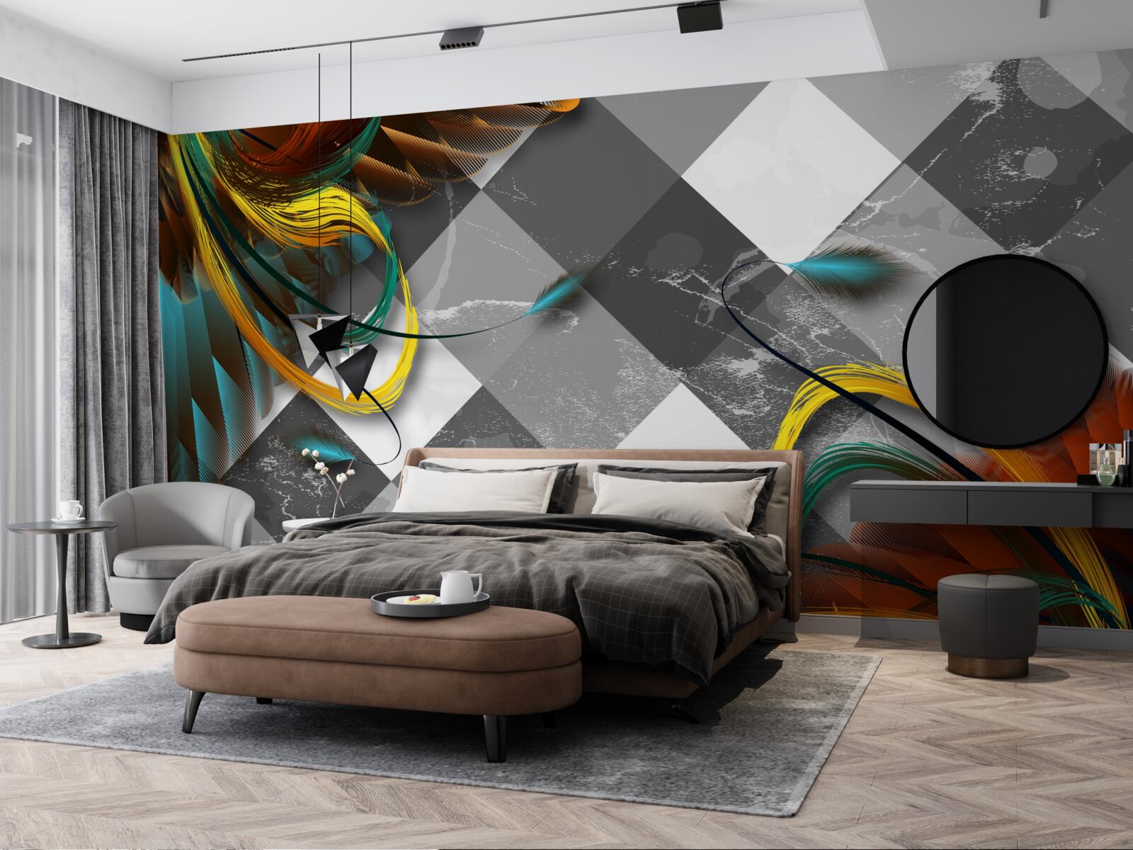 Фотошпалери як райські птахи