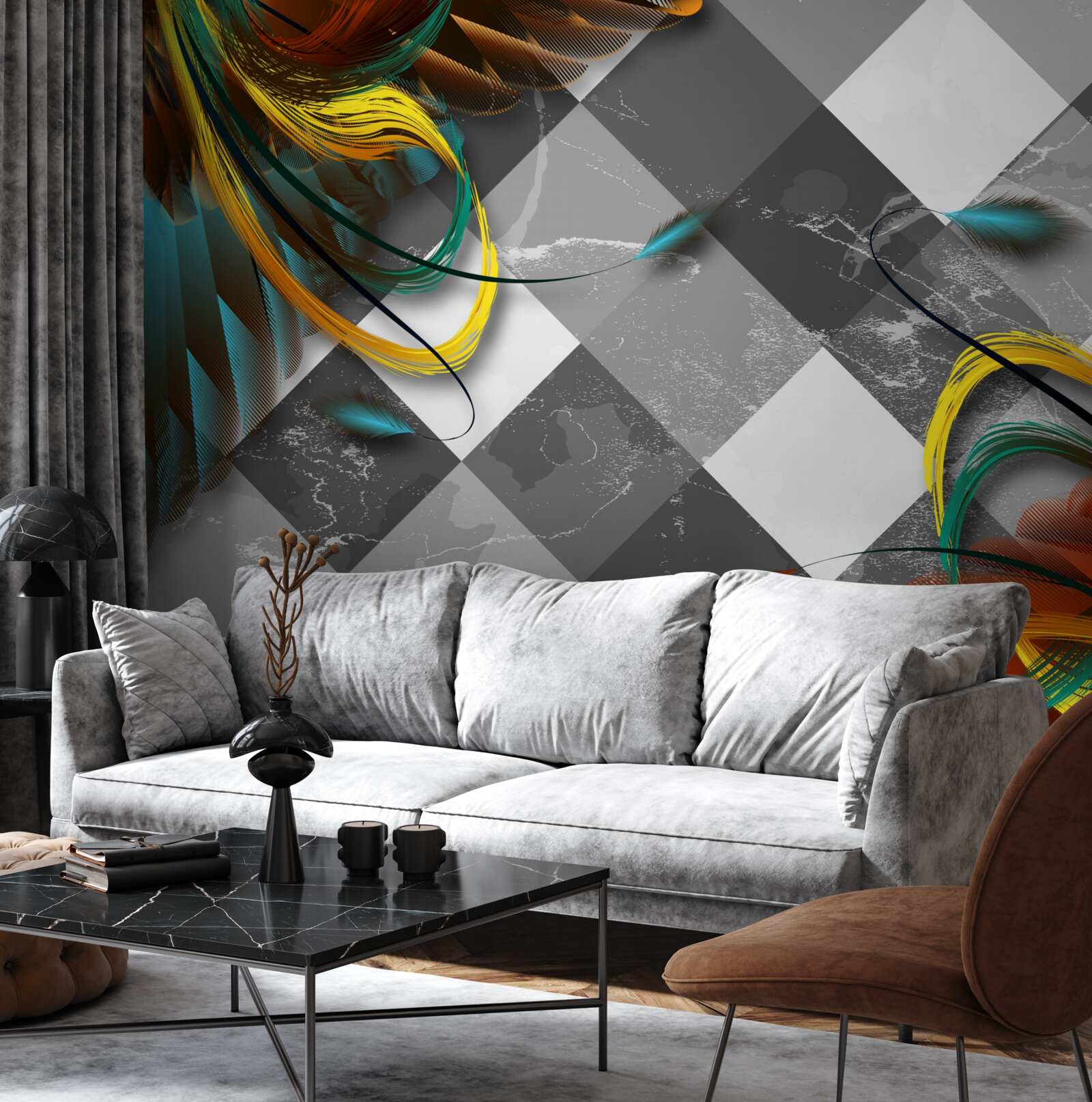 Фотошпалери як райські птахи