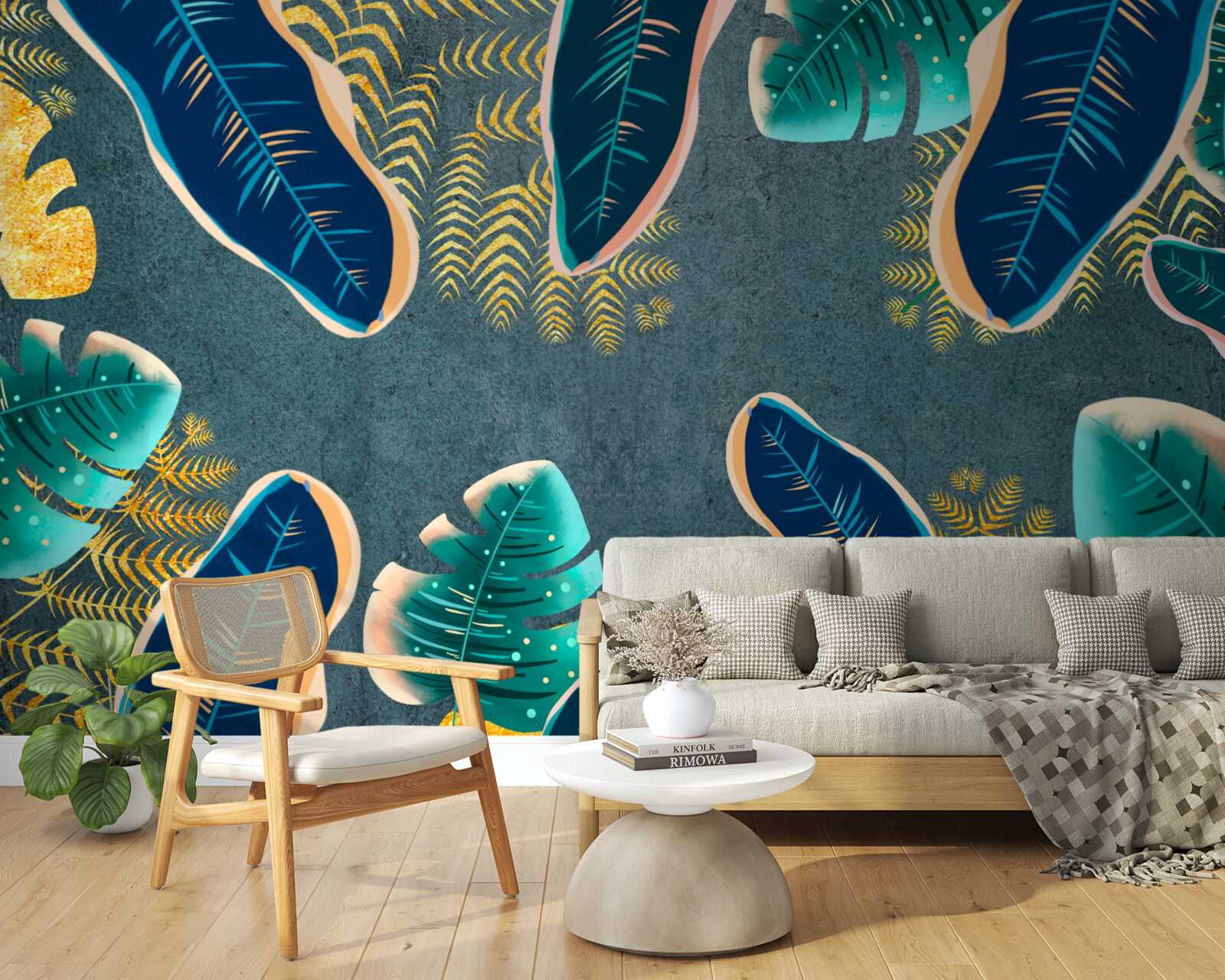 Фотошпалери нетрадиційно намальоване темне пір'я