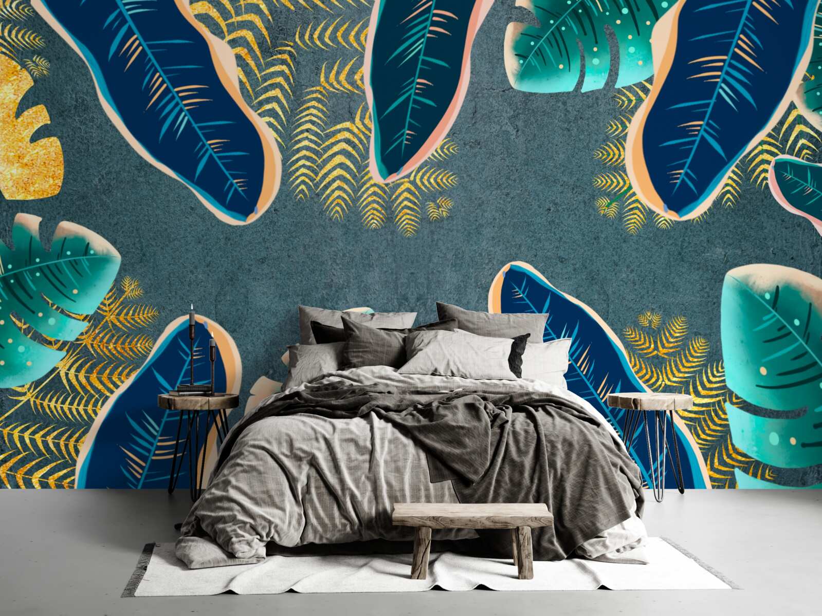 Фотошпалери нетрадиційно намальоване темне пір'я