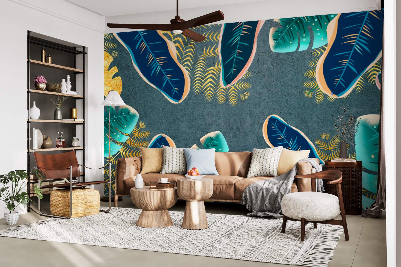 Фотошпалери нетрадиційно намальоване темне пір'я