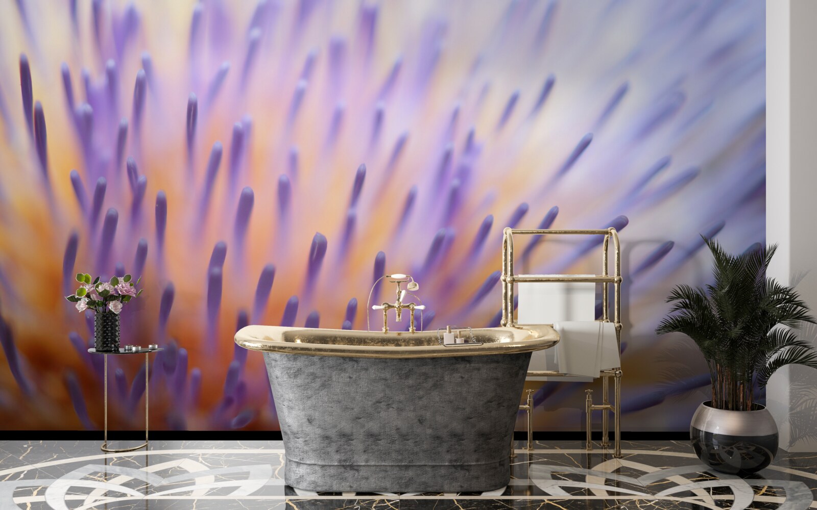 Фотошпалери Будяк бузковий з Шотландії