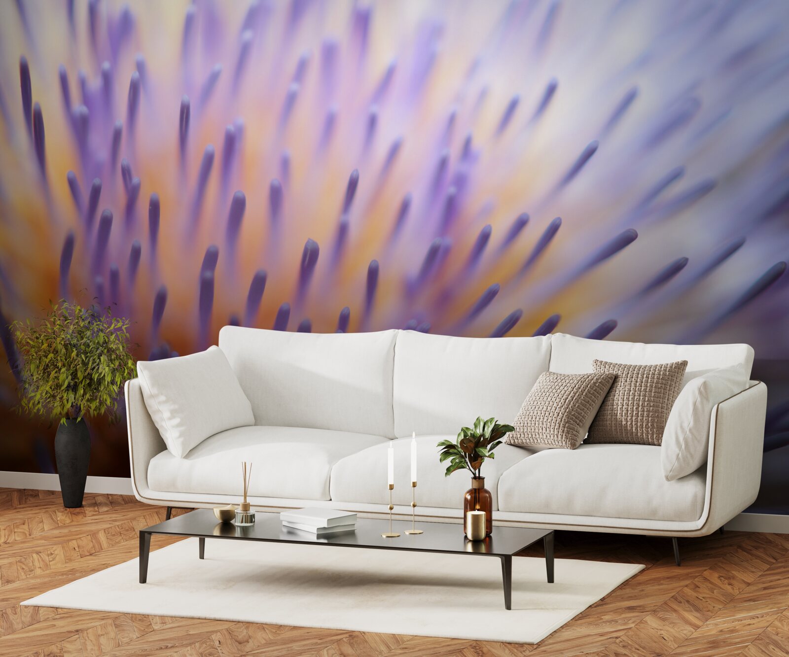 Фотошпалери Будяк бузковий з Шотландії