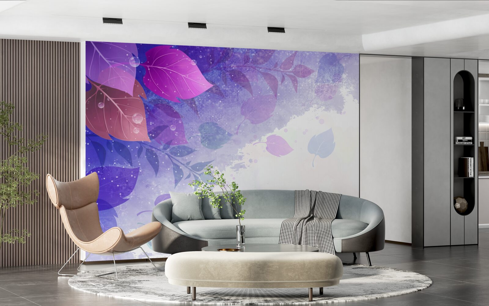 Фотошпалери багряне осіннє листя