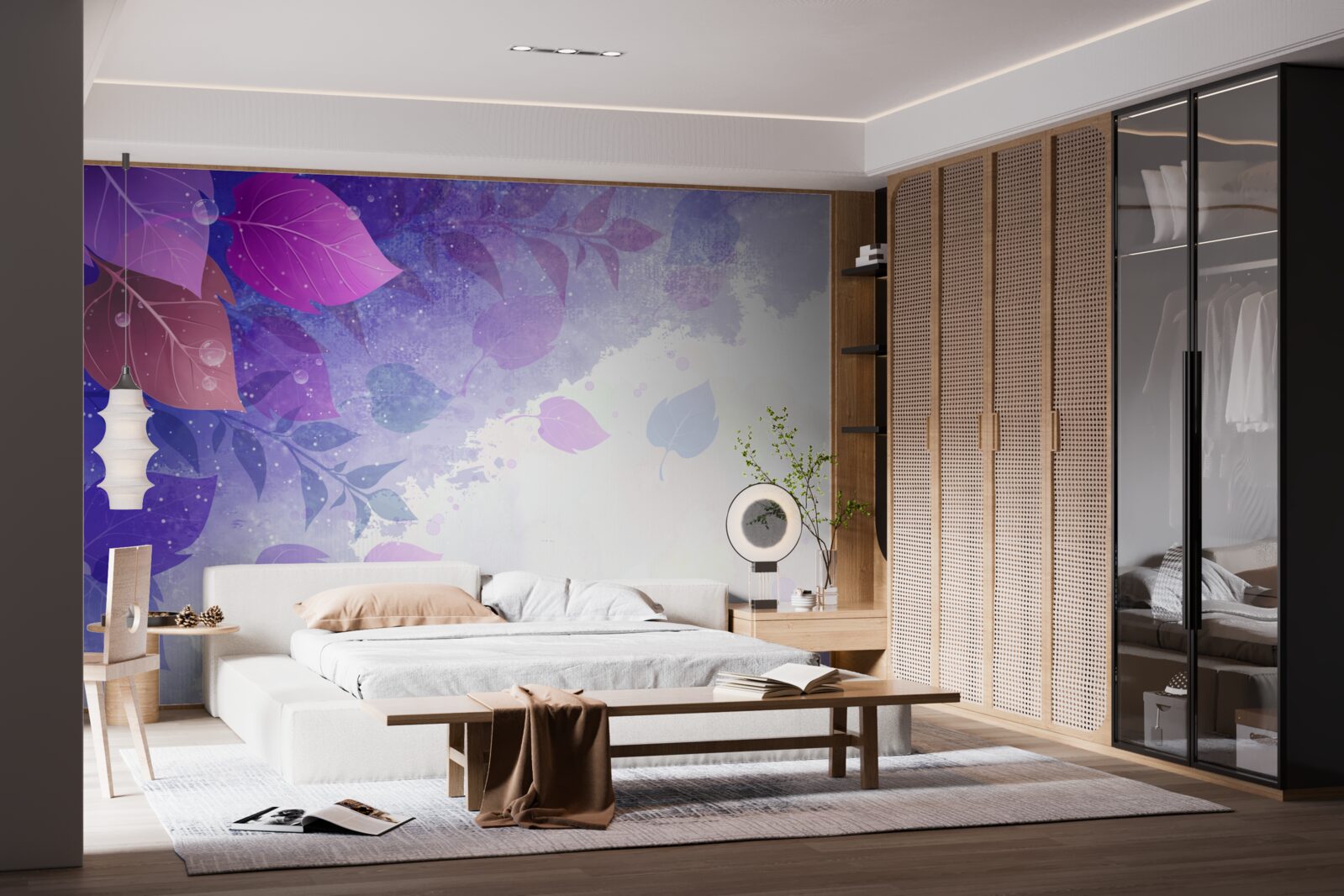 Фотошпалери багряне осіннє листя