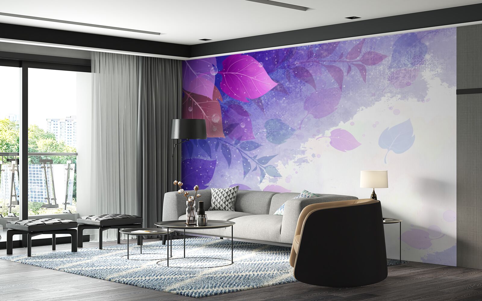 Фотошпалери багряне осіннє листя