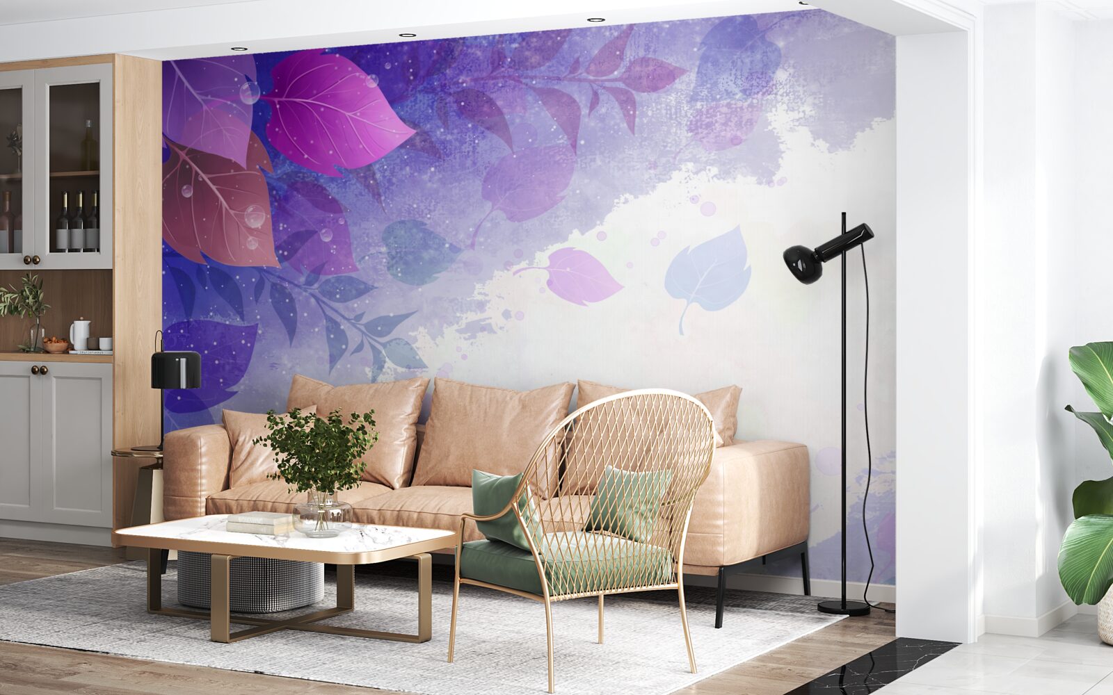 Фотошпалери багряне осіннє листя