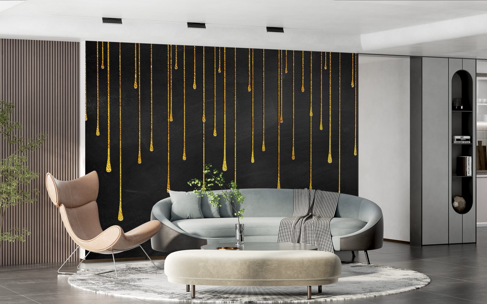 Фотошпалери зірки зменшуються в темряві ночі