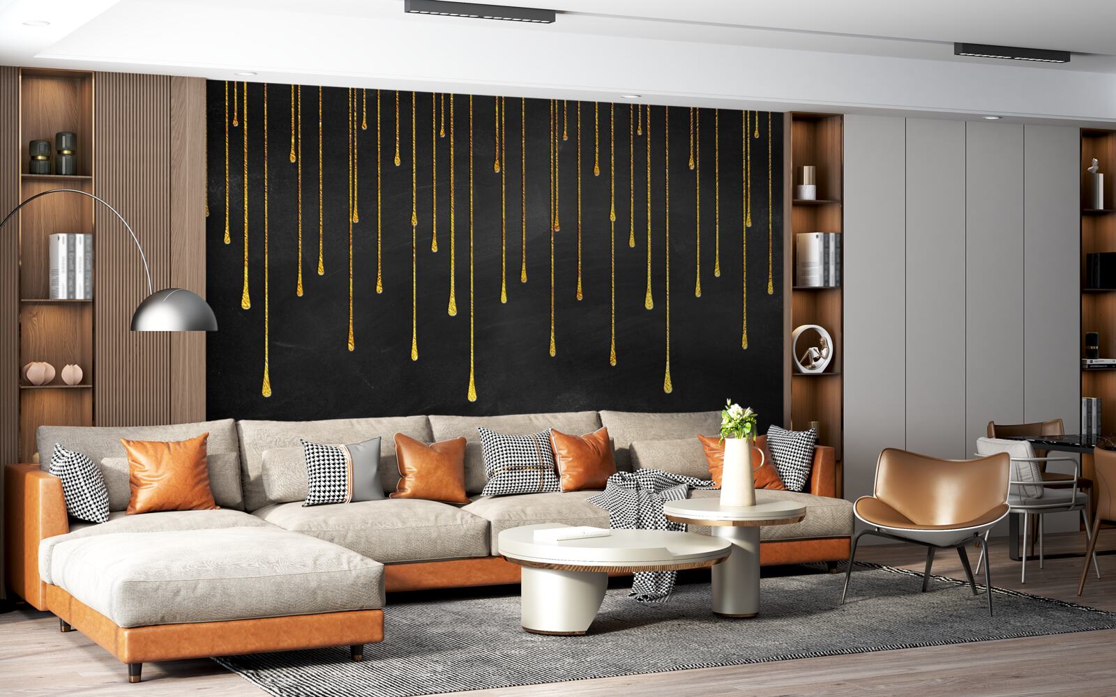 Фотошпалери зірки зменшуються в темряві ночі