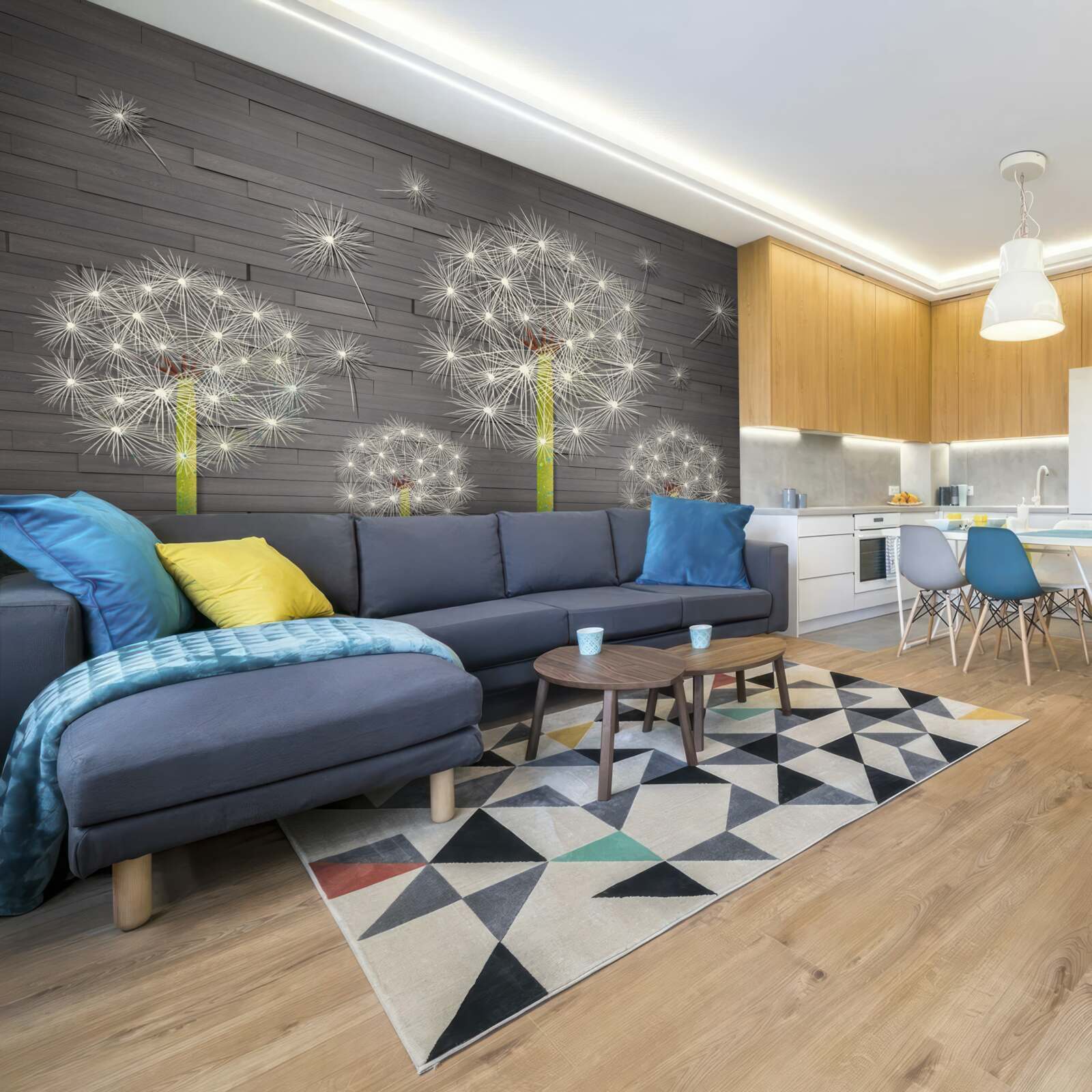 Фотошпалери літні кульбаби