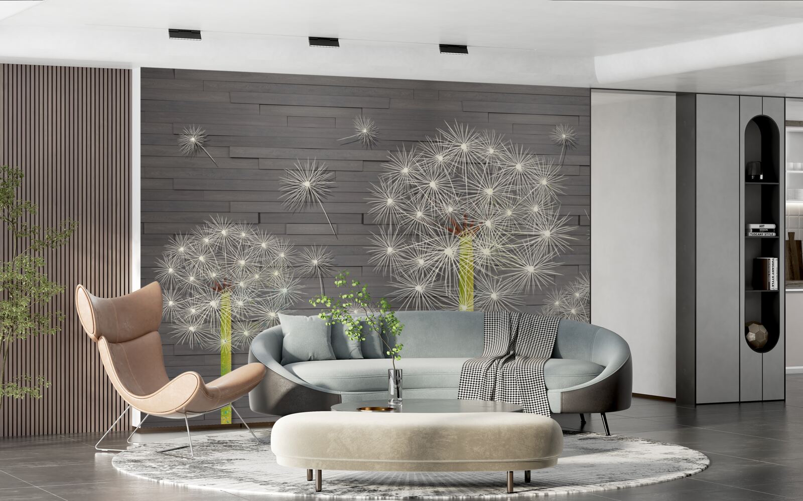 Фотошпалери літні кульбаби