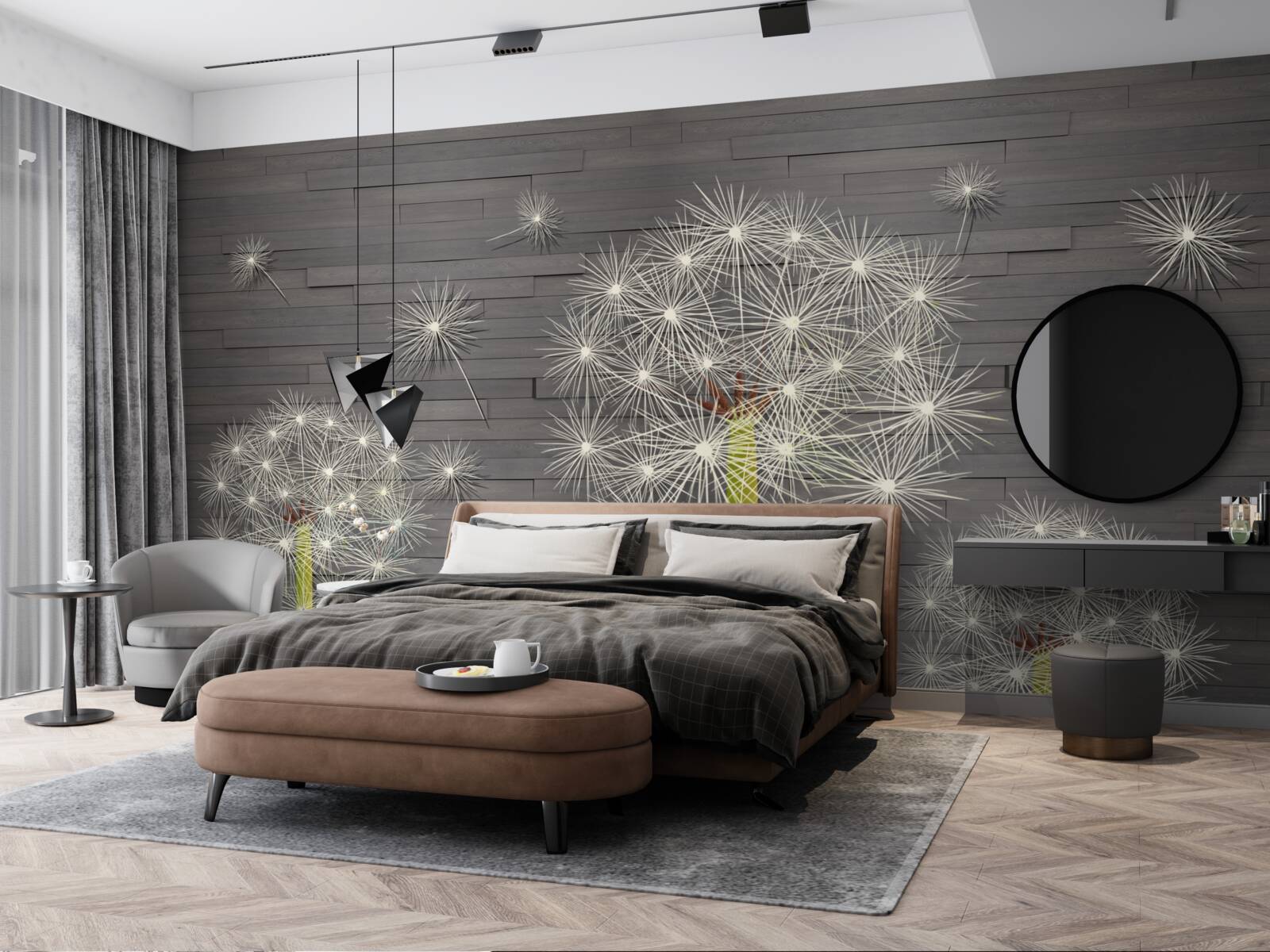 Фотошпалери літні кульбаби