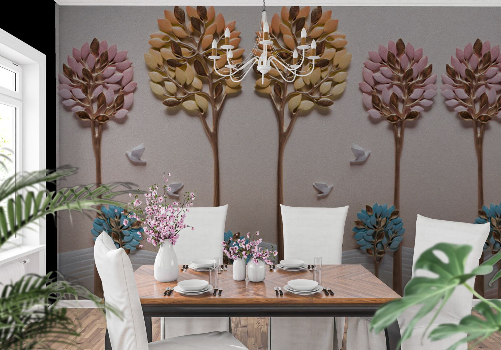 Фотошпалери пальми та прибережні тропіки