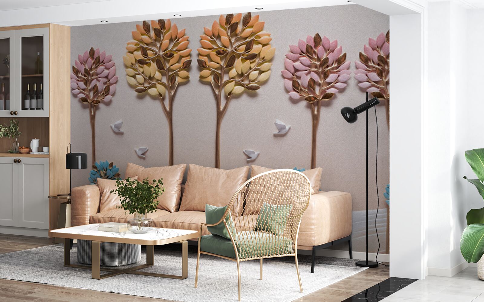 Фотошпалери пальми та прибережні тропіки