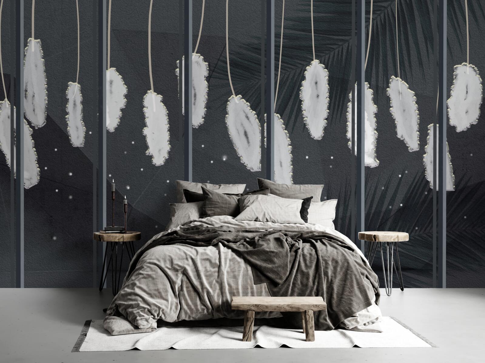 Фотошпалери пухнастість за вечірнім склом