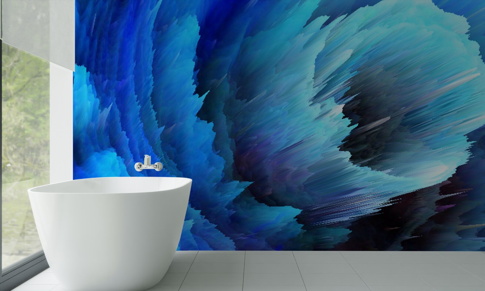 Фотошпалери застигла абстракція троянд