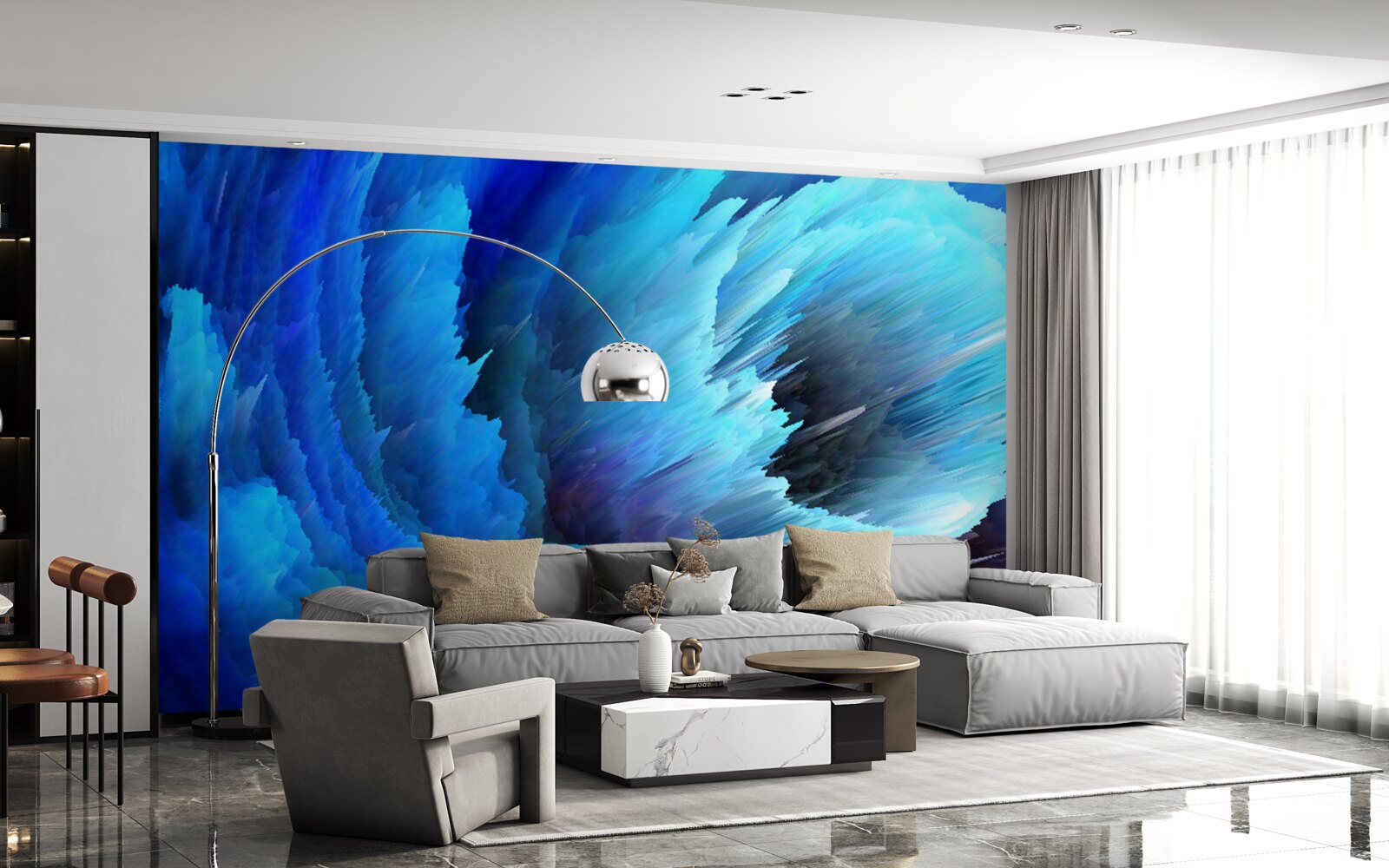 Фотошпалери застигла абстракція троянд