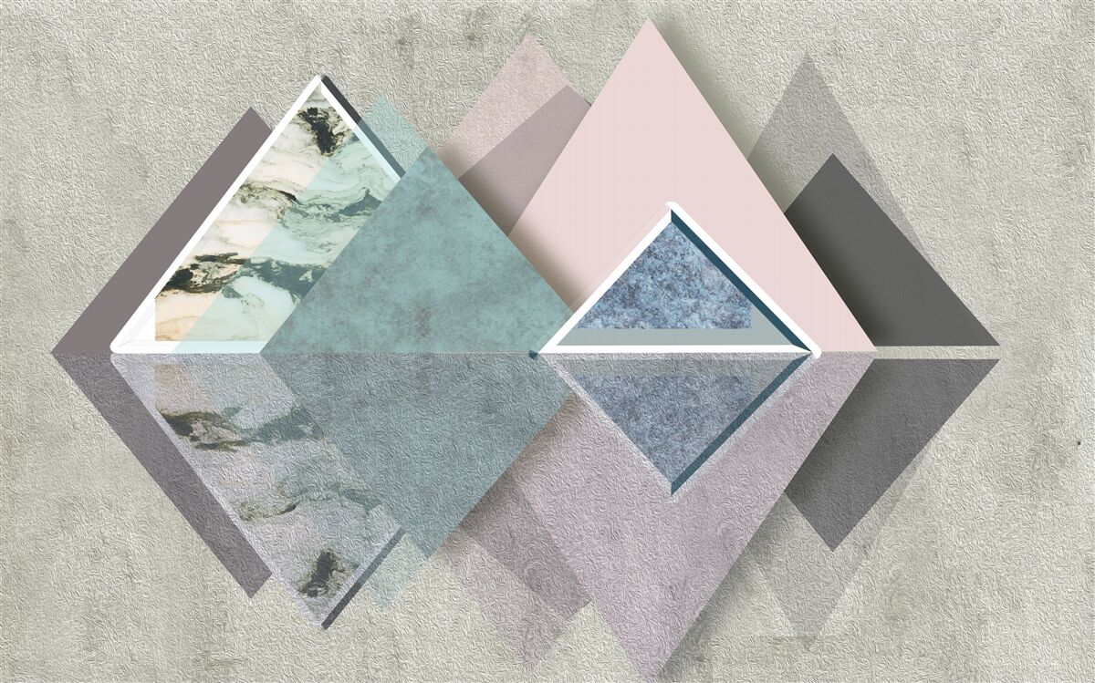 Фотошпалери абстрактний ліс геометрії