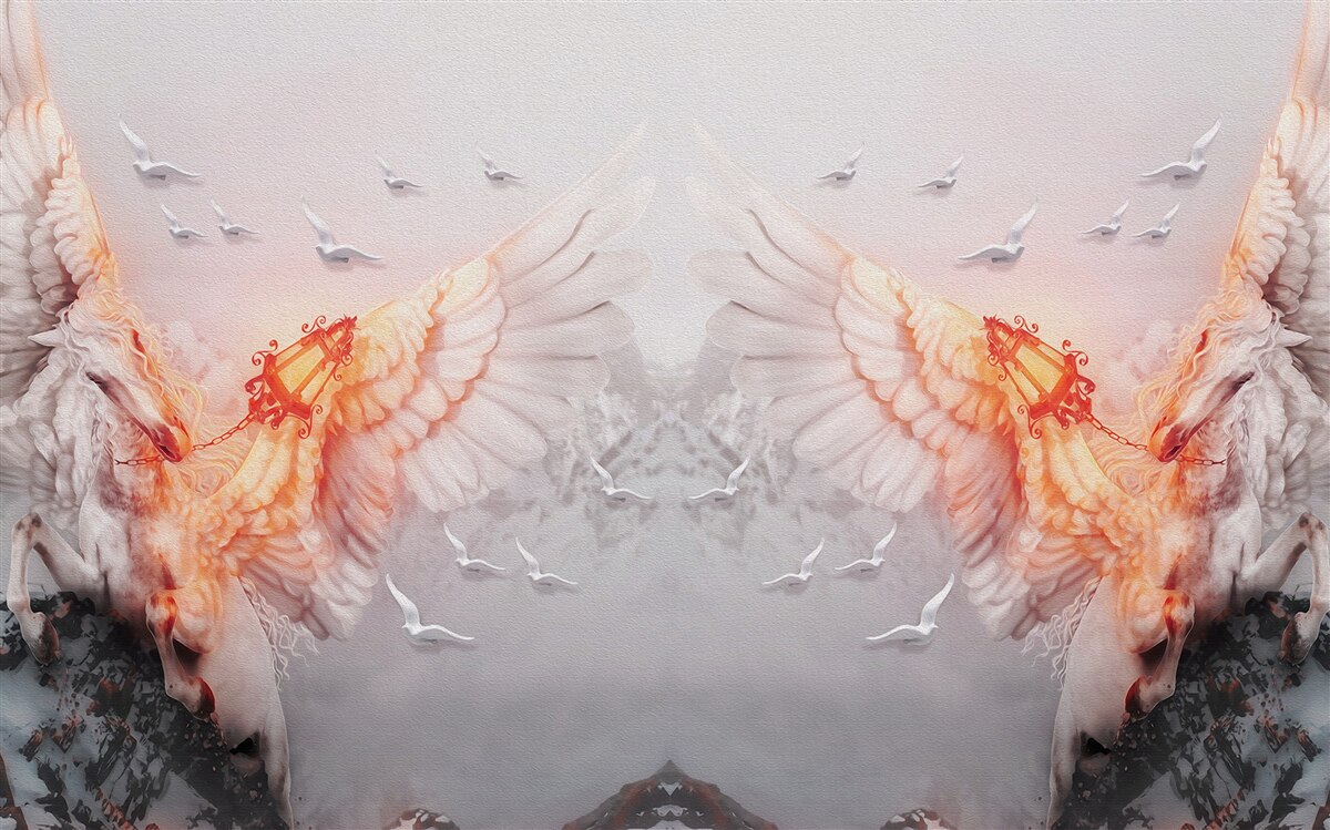 Фотошпалери розмах крил до неба