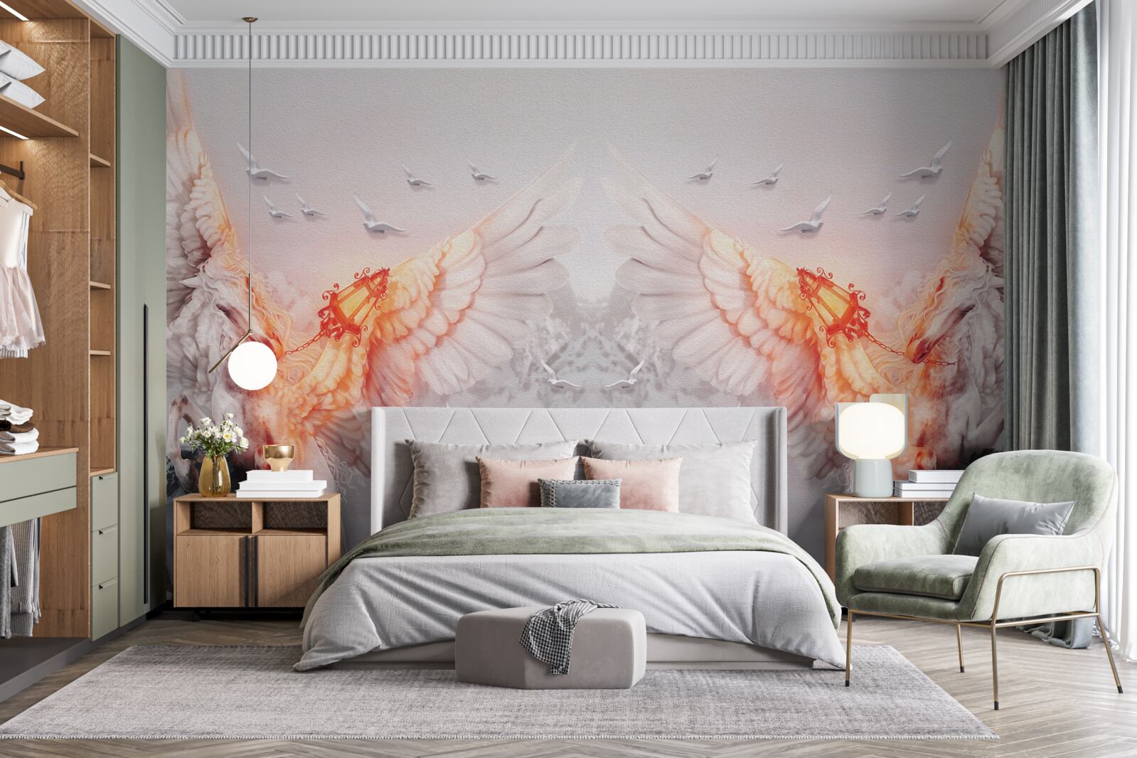 Фотошпалери розмах крил до неба