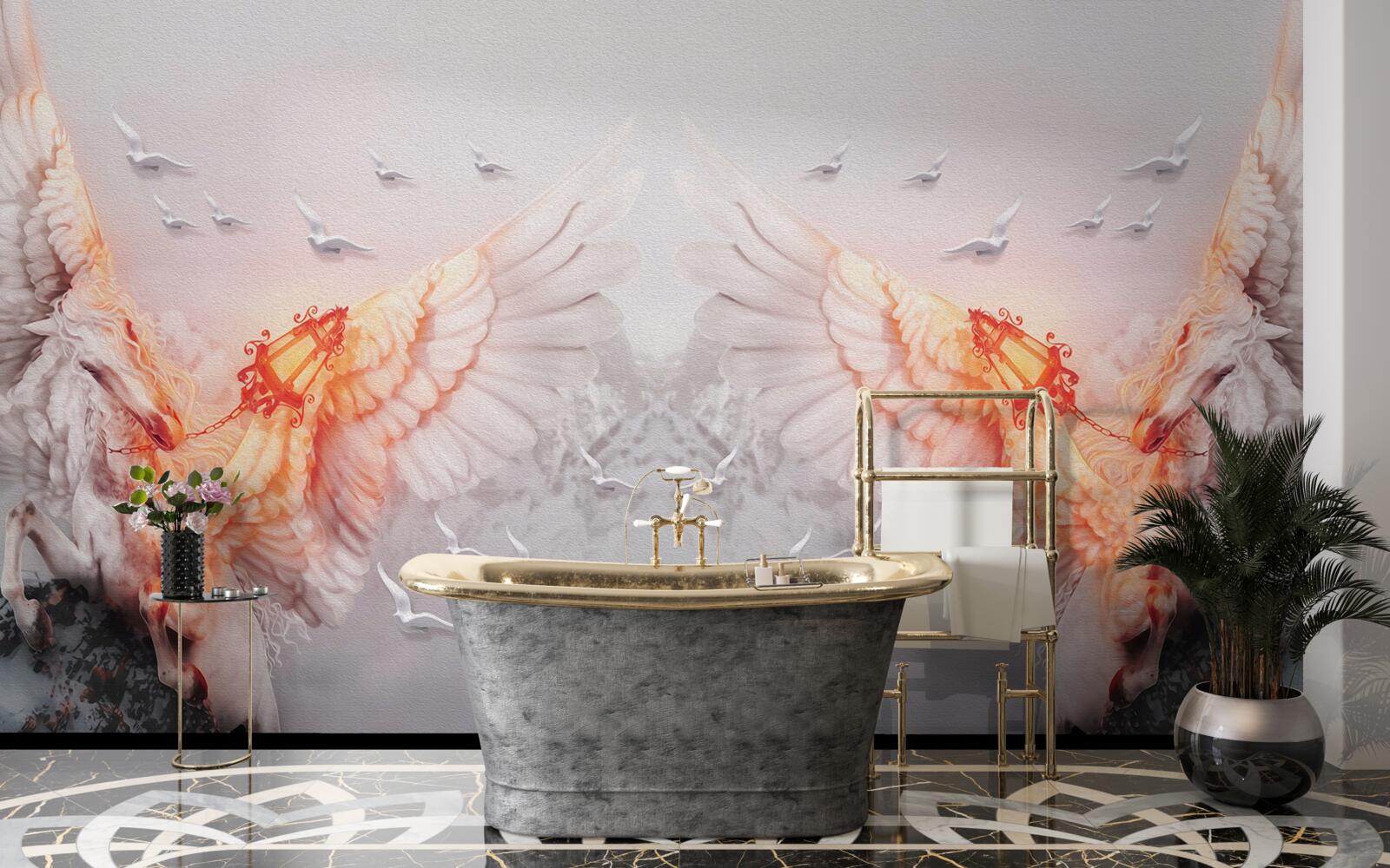 Фотошпалери розмах крил до неба