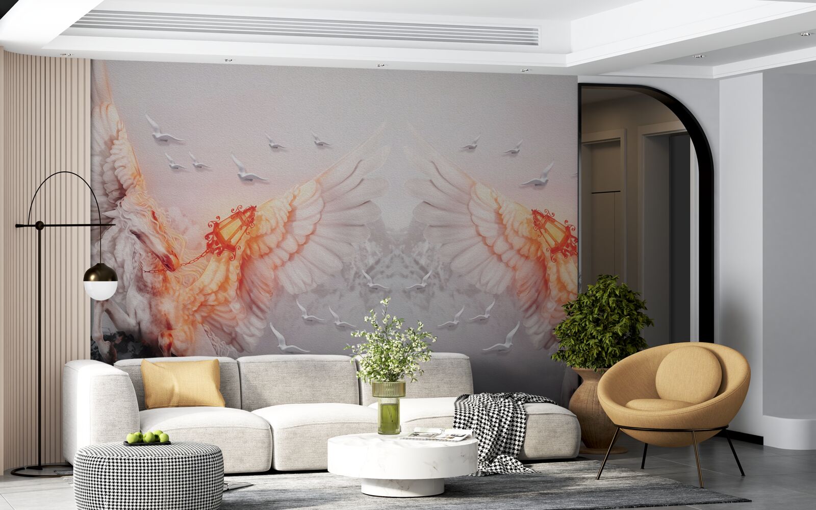 Фотошпалери розмах крил до неба